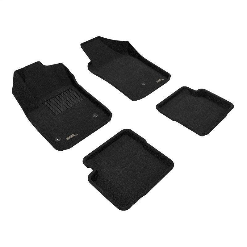 3D MAXpider 12-19 Fiat 500 Elegant Black Full Set