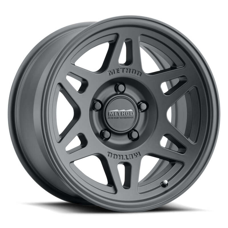 Method MR706 Bead Grip 17x8.5 0mm Offset 5x5 5mm Matte Black Wheel-thumbmail-1