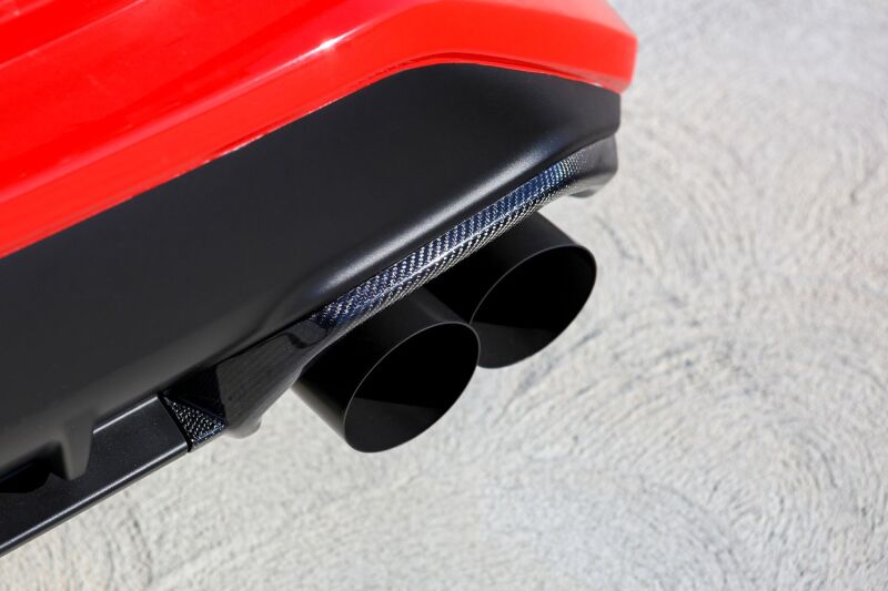 Remark 2022+ Subaru WRX Carbon Fiber Exhaust Finisher - Gloss Finish-thumbmail-3