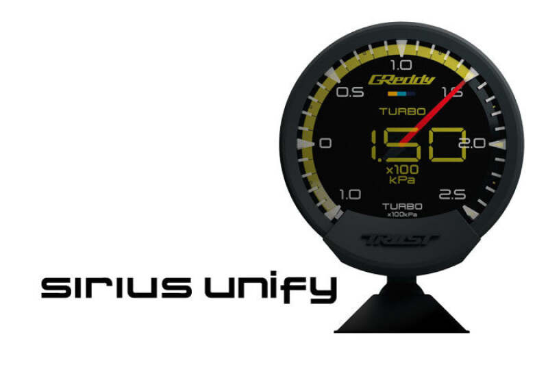 GReddy Sirius Unify Water Temperature Gauge Set (Sirius Meter w/Water Temp Sensor Set & Vision Disp)-thumbmail-5