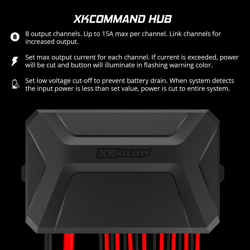 XKGlow XKcommand Bluetooth Switch Panel for Lights 12V Accessory Offroad-thumbmail-2