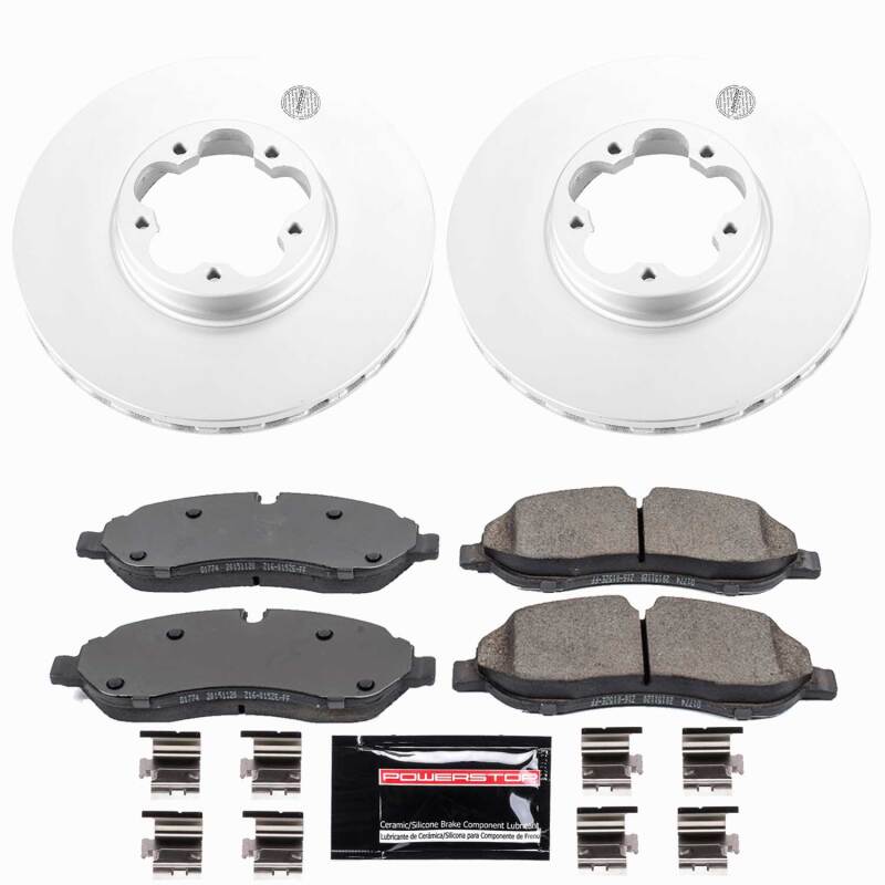 Power Stop 15-19 Ford Transit-350 HD Front Z23 Coated Brake Kit-thumbmail-1