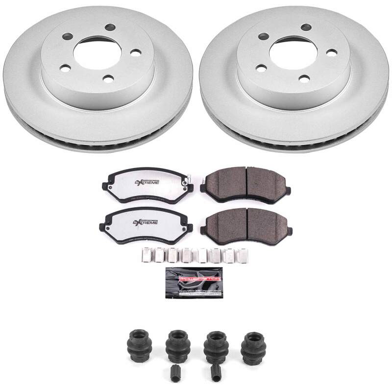 Power Stop 02-07 Jeep Liberty Front Z36 Coated Truck & Tow Brake Kit-thumbmail-1