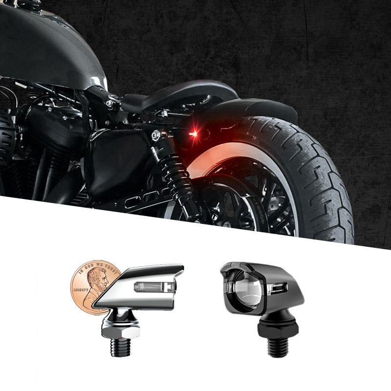 XK Glow Mini Red Turn Signal Black x2-thumbmail-1