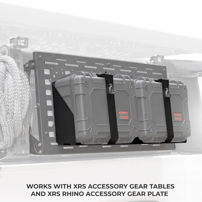 Go Rhino XVenture Gear Hard Case Mount Extra Large 25in. (Mount ONLY for XRS/SRM Racks) - Tex. Blk-thumbmail-4