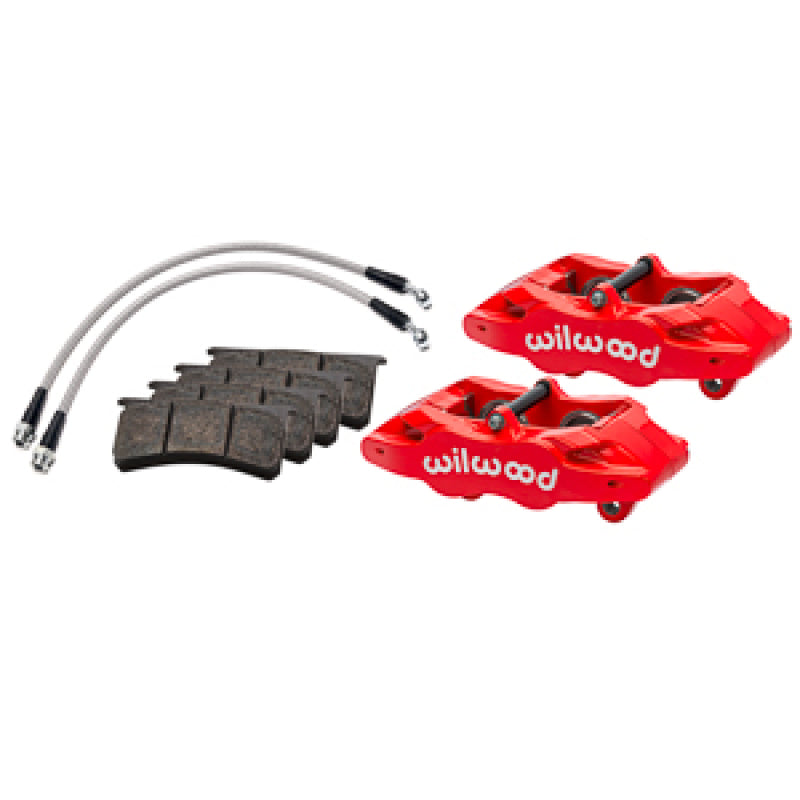 Wilwood 05-13 Chevy Corvette SLC56 Front Brake Kit - Red-thumbmail-1