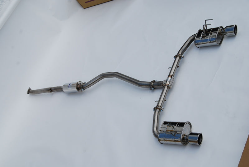 Invidia 2022+ Honda Civic Si (1.5T) 70mm Q300 Cat Back Exhaust - Rolled SS Tips-thumbmail-3
