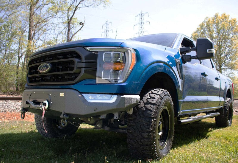 Fishbone Offroad 2021+ F150 Pelican Winch Plate Only (Fits FB22366) - Black Texture-thumbmail-2