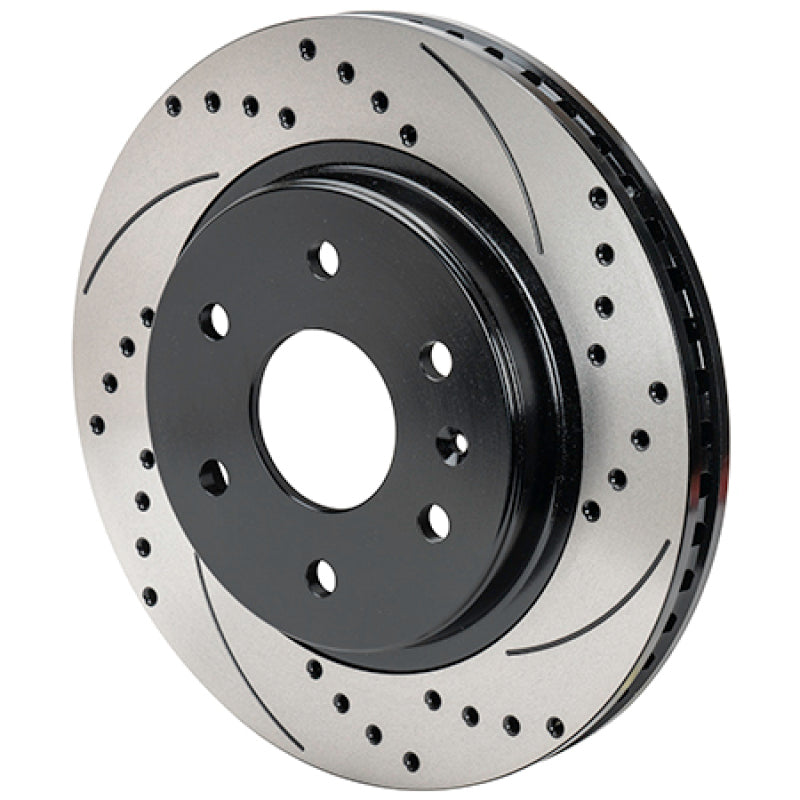 Wilwood Rotor-SRP-Drill/Slot-RH-BLK 13.38 x 1.25 - 6x5.5