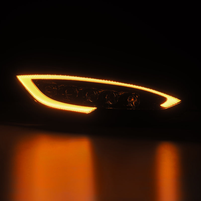 AlphaRex 12-21 Tesla Model S NOVA LED Proj Headlights Alpha-Black w/Actv Light & Seq.Sig / SB DRL-thumbmail-5
