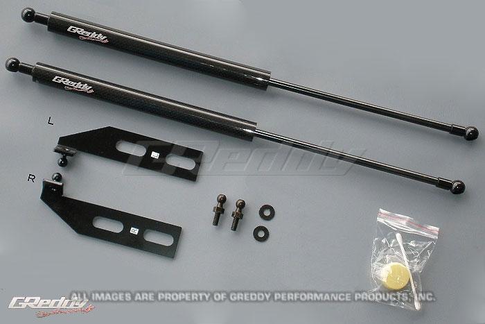 GReddy 93-96 Mazda RX7 FD3S Engine Hood Lifter Kit (Designed for OEM weight hoods)-thumbmail-1