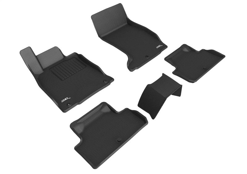 3D MAXpider 2019-2023 Genesis G70 AWD Kagu 1st & 2nd Row Floormats - Black-thumbmail-2