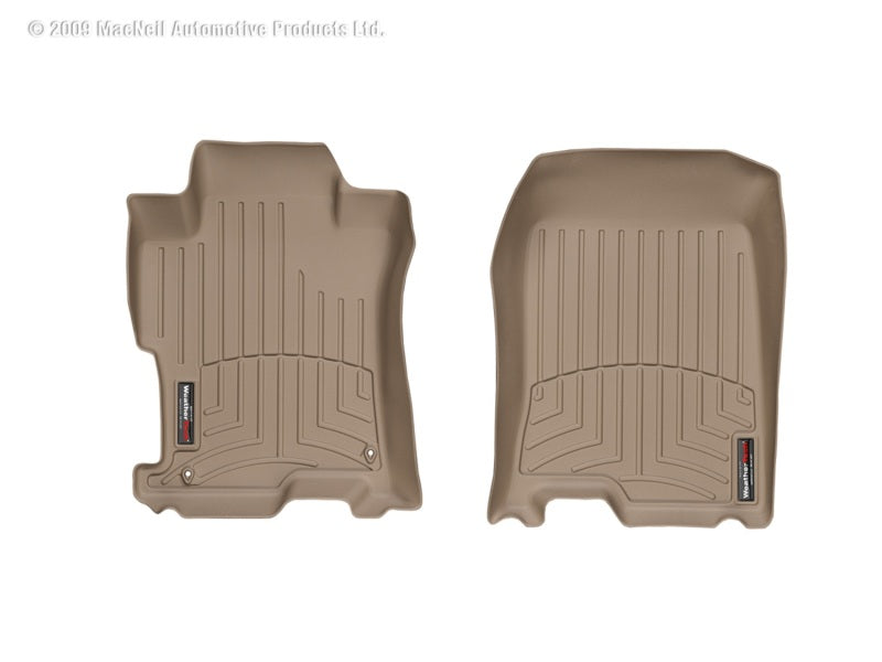 WeatherTech 08-12 Honda Accord Front FloorLiner - Tan-thumbmail-1