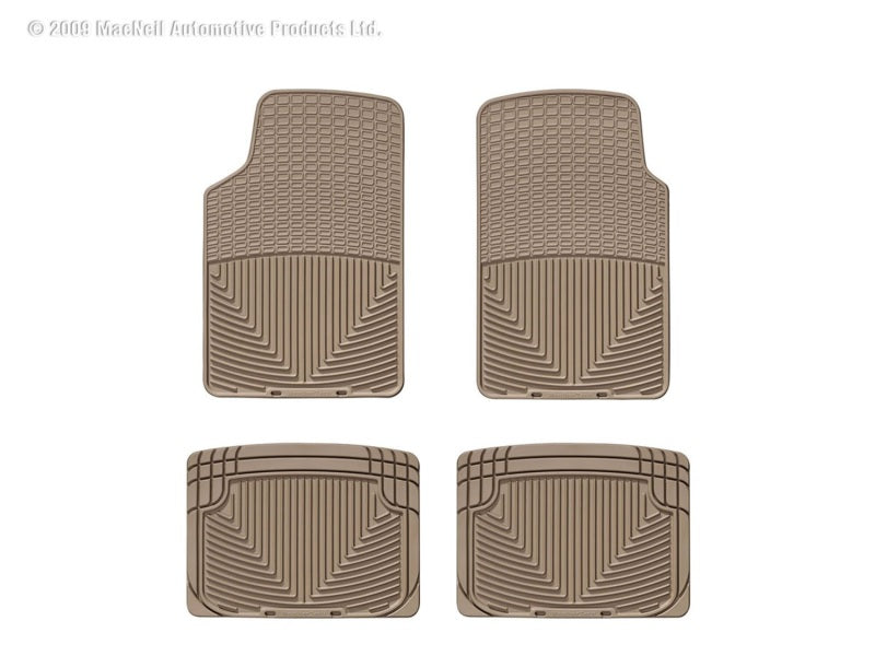 WT Rubber Mats - Rear - Tan-thumbmail-3