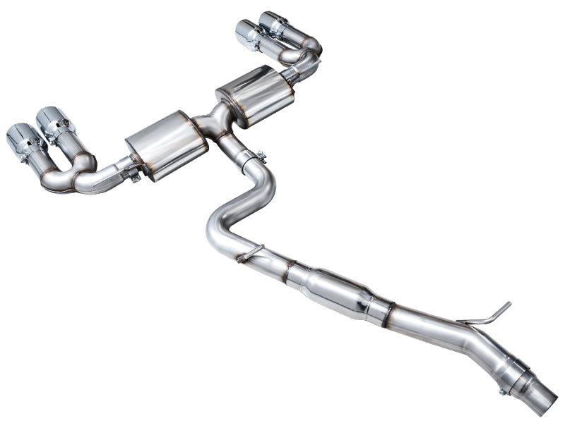 AWE 22-24 Audi 8Y S3 Touring Edition Exhaust - Chrome Silver Tips-thumbmail-13
