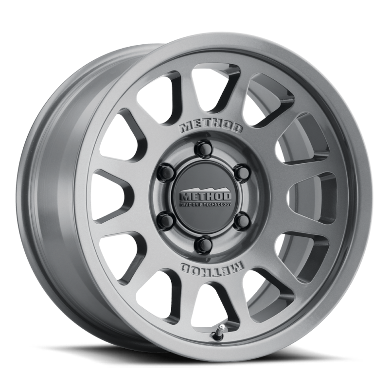 Method MR703 Bead Grip HD 18x9 +40mm Offset 6x5.5 95.25mm CB Gloss Titanium Wheel-thumbmail-3