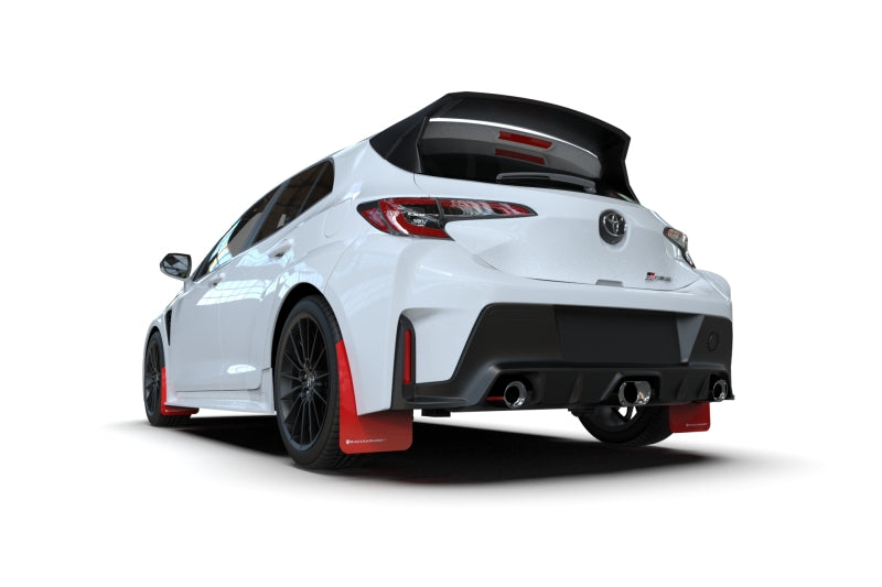 Rally Armor 2023 Toyota GR Corolla Red UR Mud Flap w/ Black Logo-thumbmail-7
