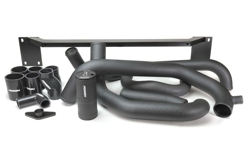 PERRIN 08-14 Subaru STI Front Mount Intercooler Boost Tube Kit - Black-thumbmail-2