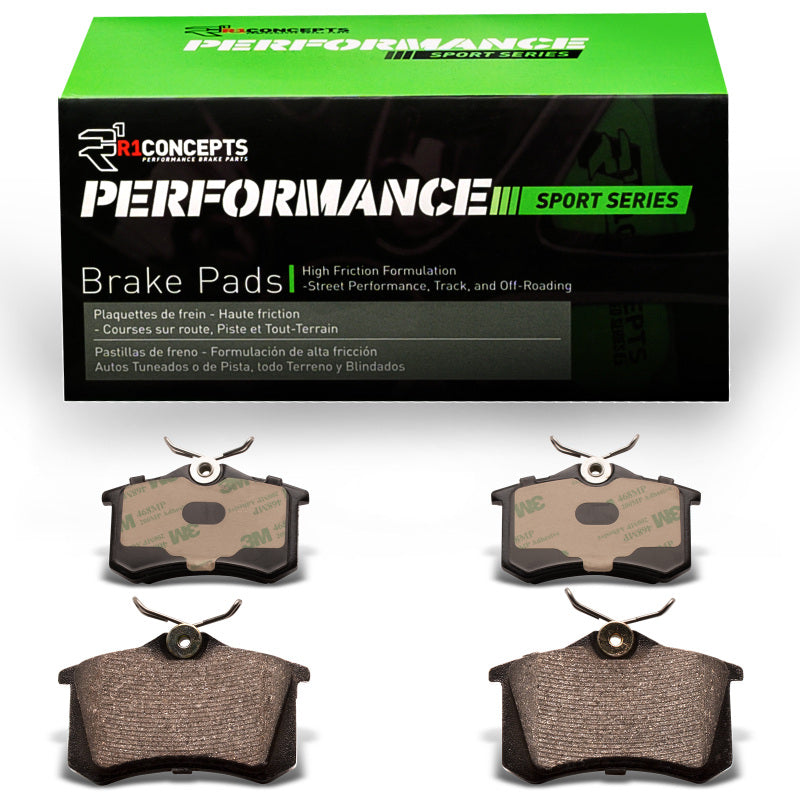 R1 85-26 Volkswagen Scirocco Rear Performance Sport Brake Pads-thumbmail-1