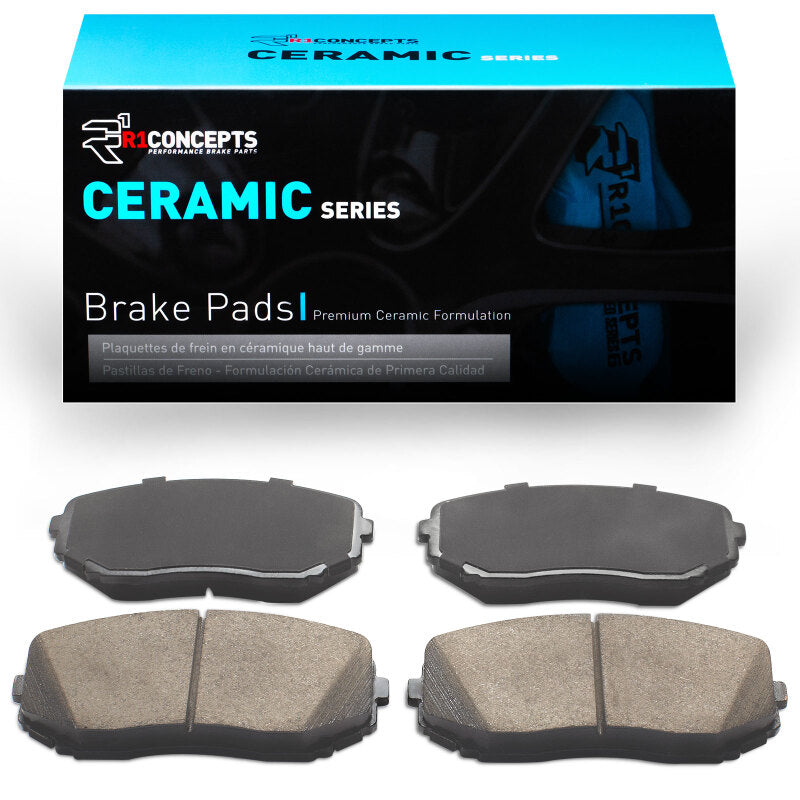 R1 18-26 Mitsubishi L200 Front Ceramic Brake Pads-thumbmail-1