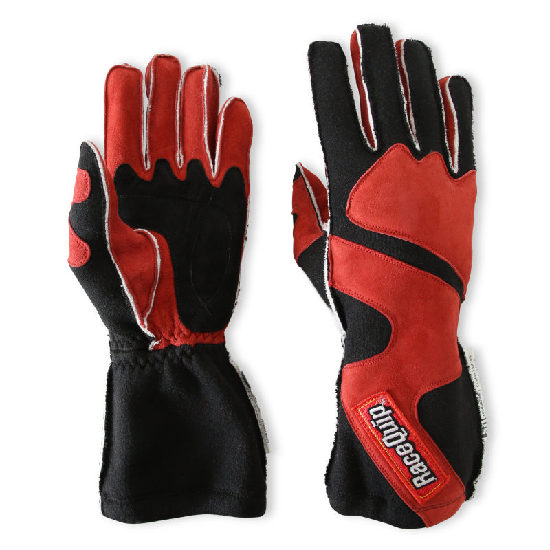 RaceQuip SFI-5 Red/Black Small Outseam w/ Closure Glove-thumbmail-2