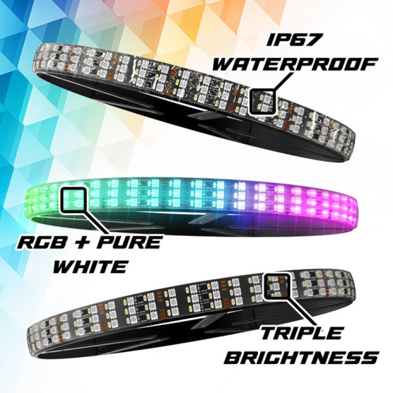 XKGlow XKmax 4x15in PRO RGBW Wheel Ring App Control Light Kit-thumbmail-3