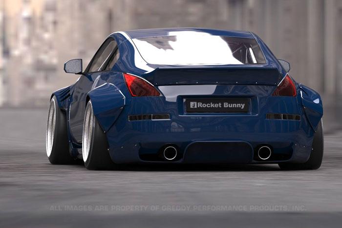 GReddy Nissan Z33 Rocky Bunny Aero Kit - Rear Fenders-thumbmail-1