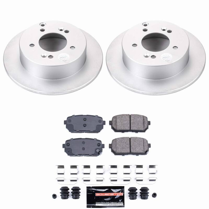 Power Stop 07-10 Kia Rondo Rear Z23 Coated Brake Kit-thumbmail-1