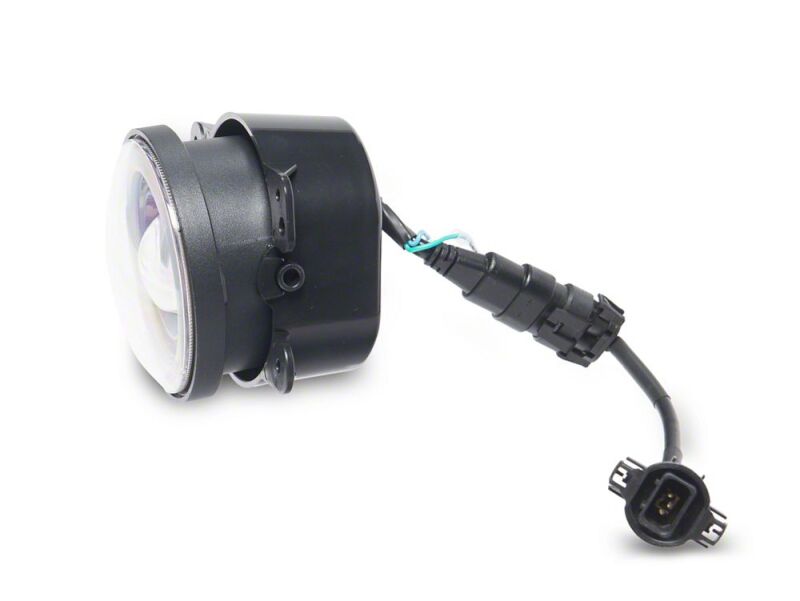 Raxiom 07-18 Jeep Wrangler JK V2 LED Switchback Fog Lights with Amber Turn Signal and Halo Rings-thumbmail-5