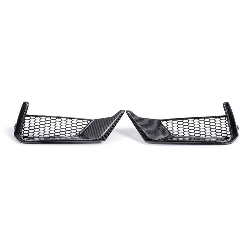 Anderson Composites 2024 Ford Mustang Dark Horse Carbon Fiber Front Bumper Inserts-thumbmail-2