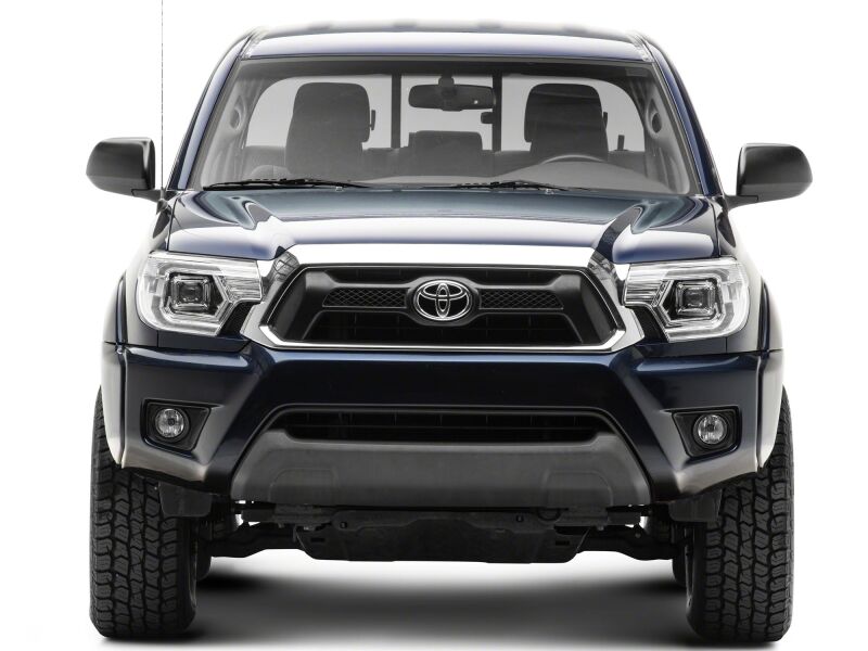 Raxiom 12-15 Toyota Tacoma Axial Series Switchback Projector Headlights- Chrome- Clear Lens-thumbmail-7
