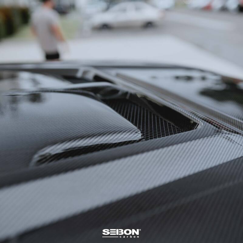 Seibon 22-24 Toyota Tundra / 23-24 Toyota Sequoia RR-Style Carbon Fiber Hood-thumbmail-5