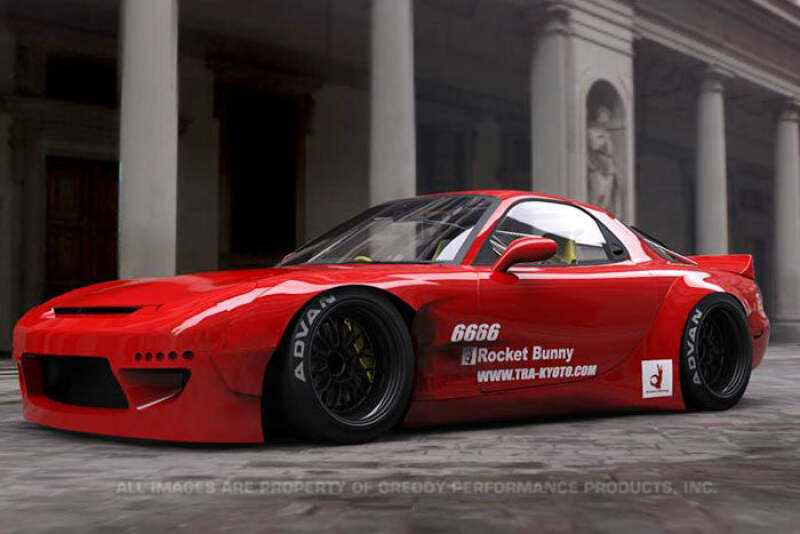 GReddy 93-95 Mazda RX-7 Rocket Bunny Full FD3S Wide-Body Aero Kit Ver. 2-thumbmail-6