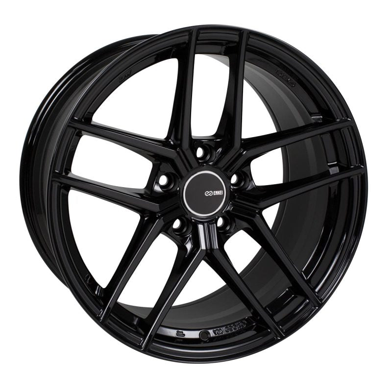 Enkei TY5 19x8.5 5x114.3 50mm Offset 72.6mm Bore Black Wheel-thumbmail-1