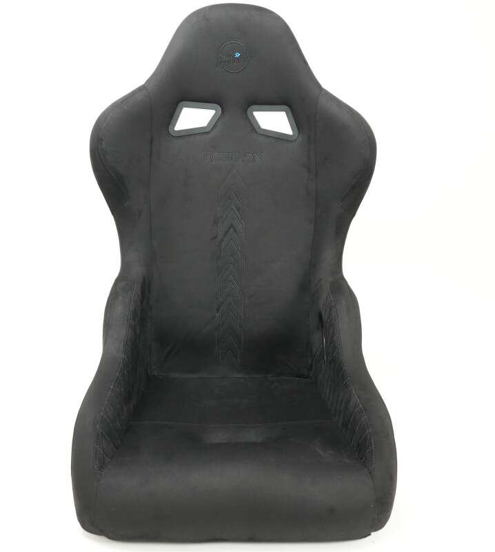 NRG FRP Bucket Seat - Echelon Light Weight - Black Stitching w/ NRG Arrow Embroidery - Large-thumbmail-2