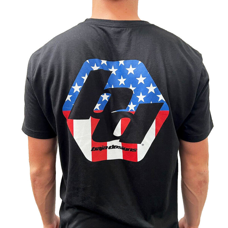 Baja Designs Freedom Mens T-Shirt Universal - Large Black-thumbmail-3