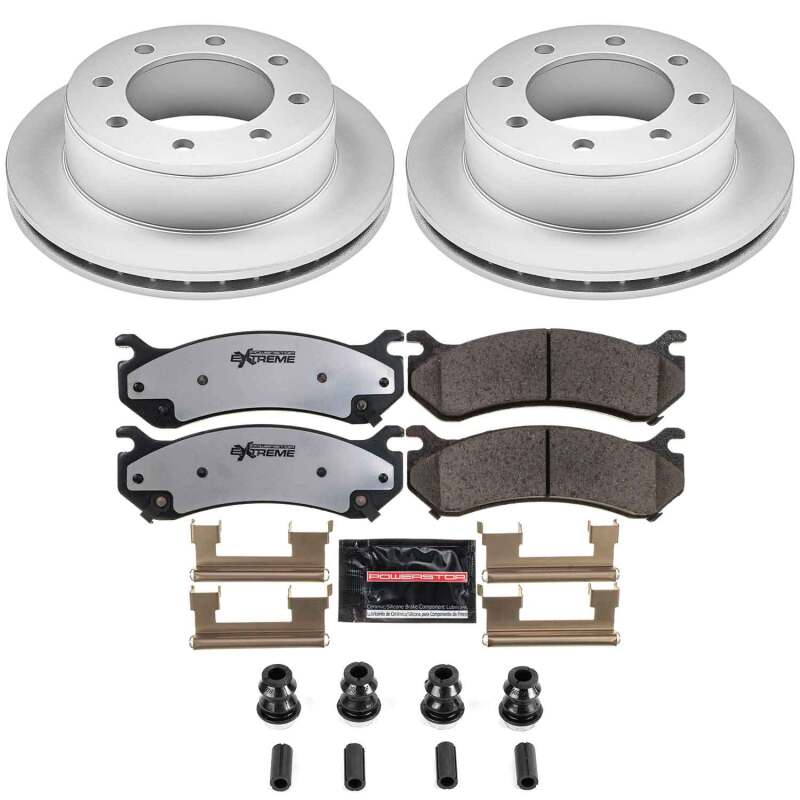 Power Stop 02-06 Chevrolet Avalanche 2500 Rear Z36 Coated Truck & Tow Brake Kit-thumbmail-1