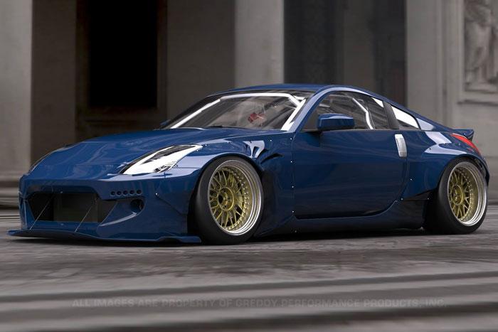 GReddy Nissan Z33 Rocky Bunny Aero Kit - Rear Fenders-thumbmail-2