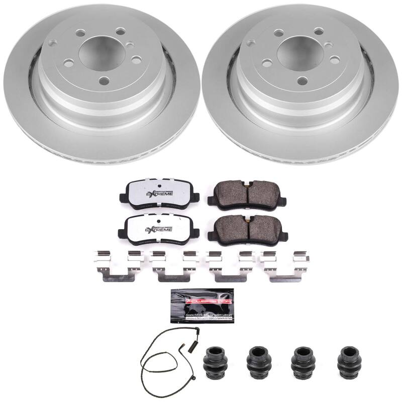 Power Stop 06-12 Land Rover Range Rover Rear Z36 Coated Truck & Tow Brake Kit-thumbmail-1