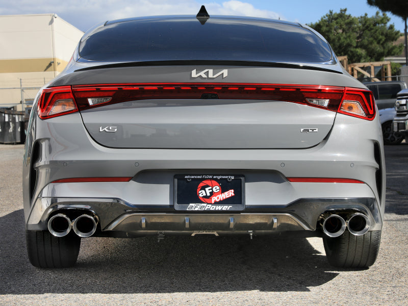 aFe Takeda 21-24 Kia K5 GT L4-2.5L (t) SS Axle-Back Exhaust System w/ Polished Tips-thumbmail-2
