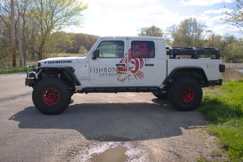 Fishbone Offroad 2018+ Jeep Wrangler JL/JLU/2020+ Gladiator JT  Alum Front Fender Flares  - Black-thumbmail-12