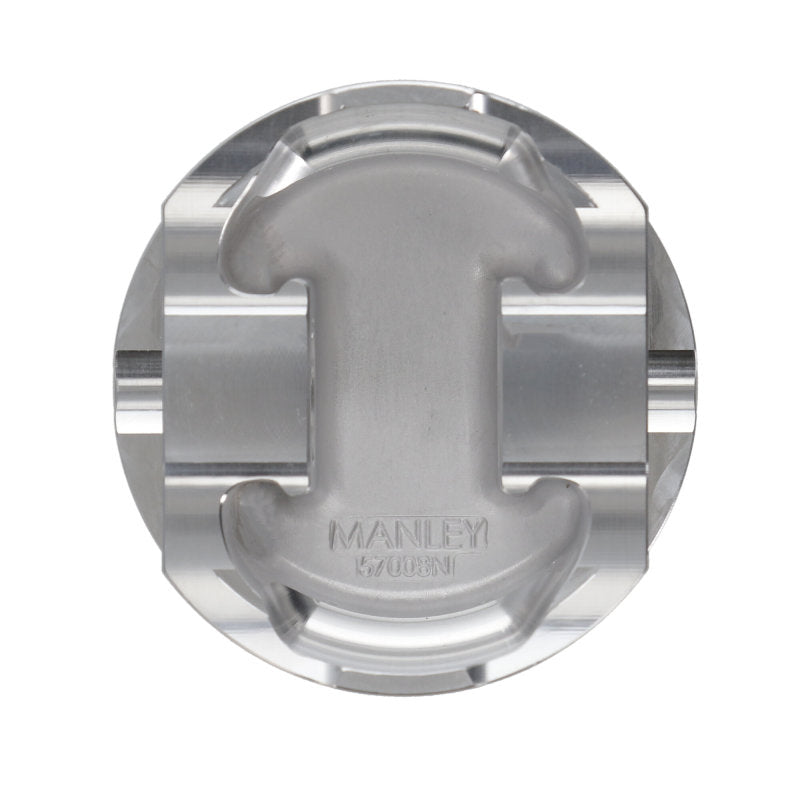 Manley Ford 3.7L Cyclone 3.780in Bore +2.0cc Coated Dome Platinum Series Pistons-thumbmail-7