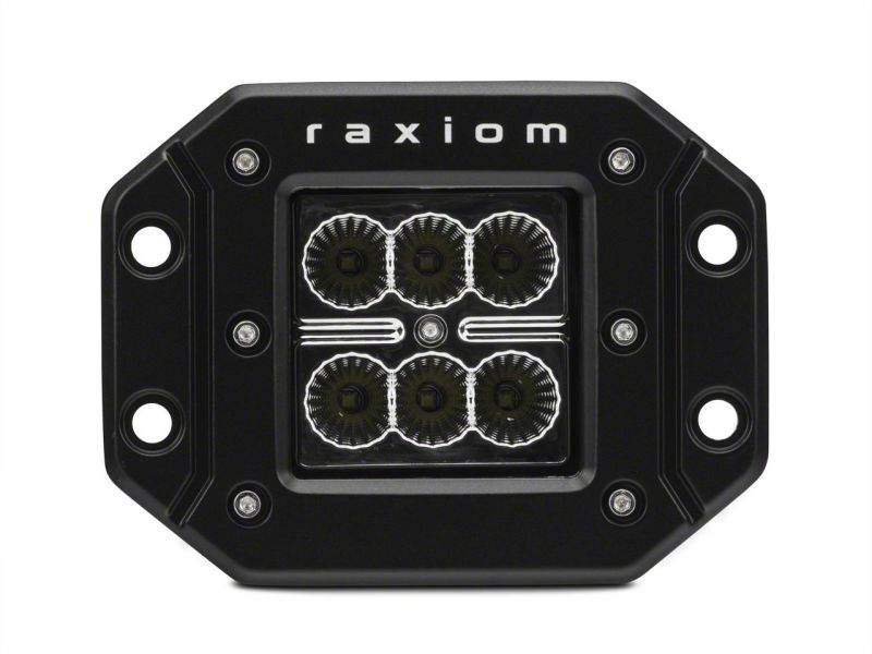 Raxiom 3-In Flush Mount 6-LED Off Road Light Flood Beam Universal (Some Adaptation May Be Required)-thumbmail-4
