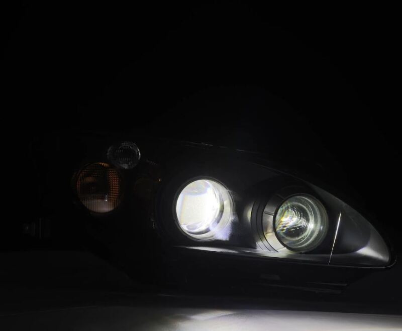 AlphaRex 99-09 Honda S2000 LUXX-Series Projector LED Headlights - Black-thumbmail-4