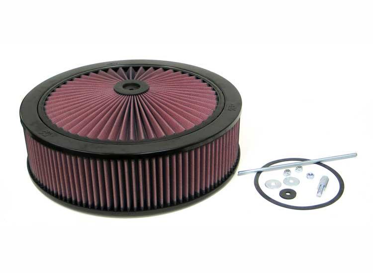 K&N X-Stream Flow Control 4Bl Holley No Choke 14X4-thumbmail-1