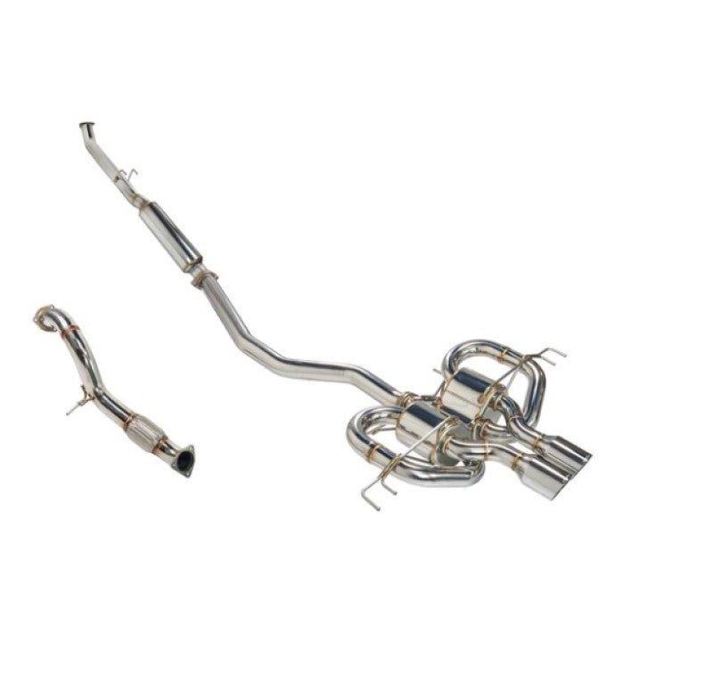 Remark 17-21 Honda Civic Type R FK8 Sports Touring CatBack Exhaust/Front Pipe - Stainless Steel-thumbmail-1