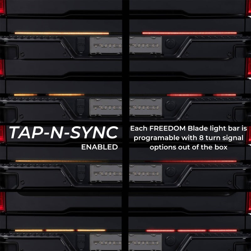 Putco 22-24 Ford F-150 Lightning 60In Freedom Blade Tailgate Bars-thumbmail-5