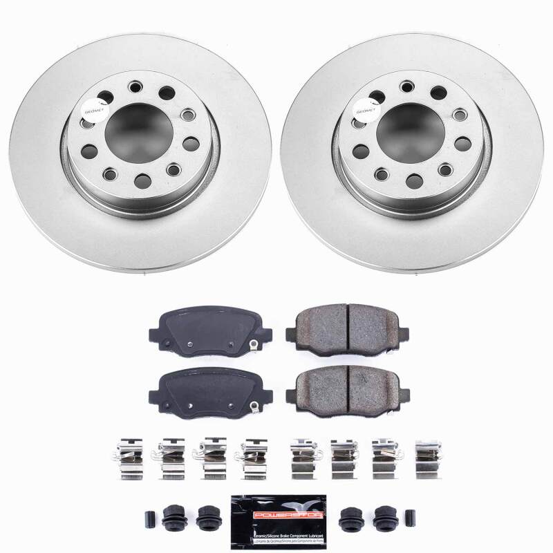 Power Stop 16-23 Fiat 500X Rear Z23 Coated Brake Kit-thumbmail-1