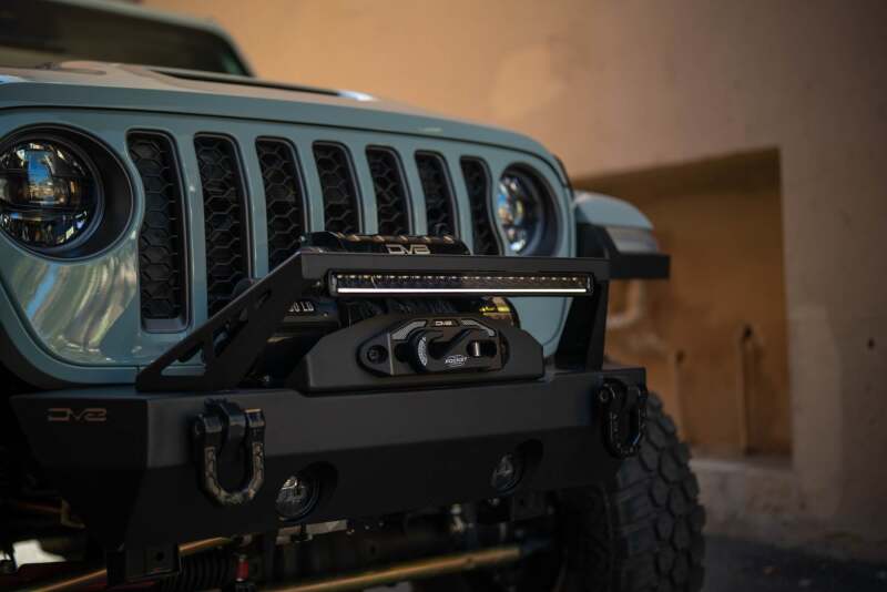 DV8 Offroad 20in Halo Elite Single Row Light Bar with Accent Light - White/Amber-thumbmail-12