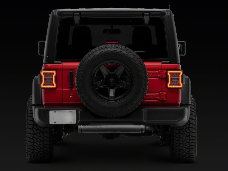 Raxiom 18-26 Jeep Wrangler JL LED Tail Lights- Clear Housing- Clear Lens-thumbmail-9